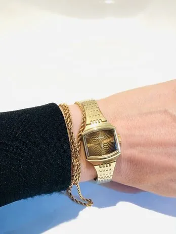 1970s LONGINES GOLD PLATED JEWEL Cocktail wristwatch