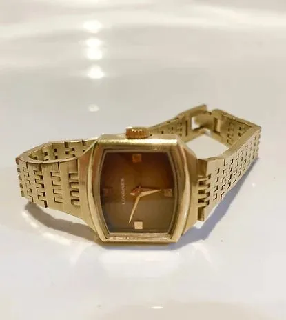 1970s LONGINES GOLD PLATED JEWEL Cocktail wristwatch