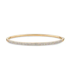 1ct TW Diamond Bangle in 9ct Gold