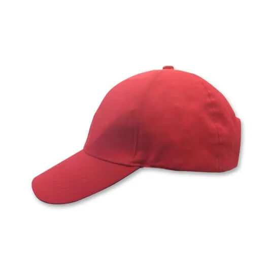 6-Panel Cotton Baseball Cap with velcro