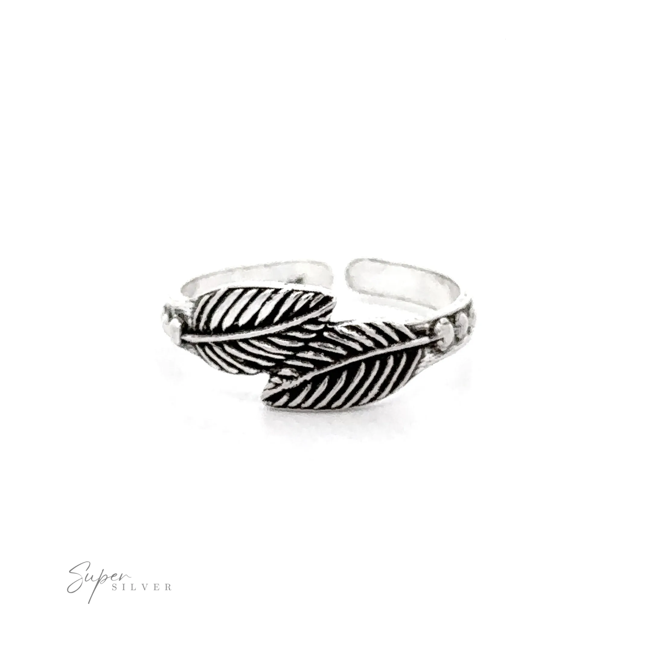 Adjustable Leaf Toe Ring