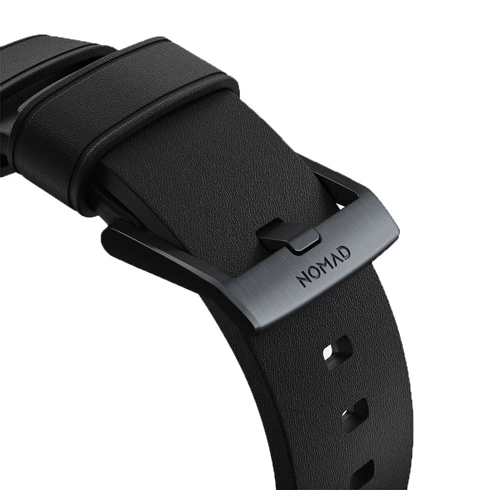 Apple Watch (42/44/SE/45/46/49mm) Nomad Active Band Pro Rem - Black / Black Hardware