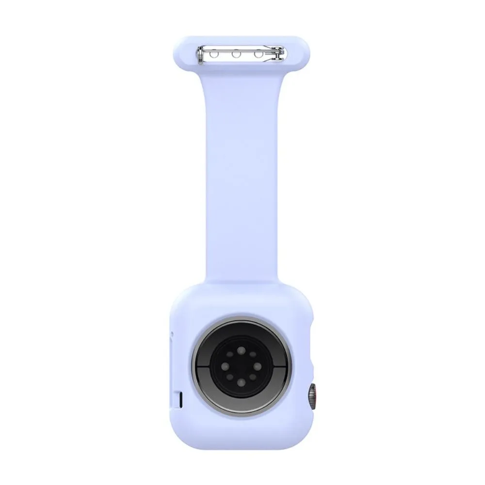 Apple Watch (45mm) doctor nurse silicone watch strap - Baby Blue