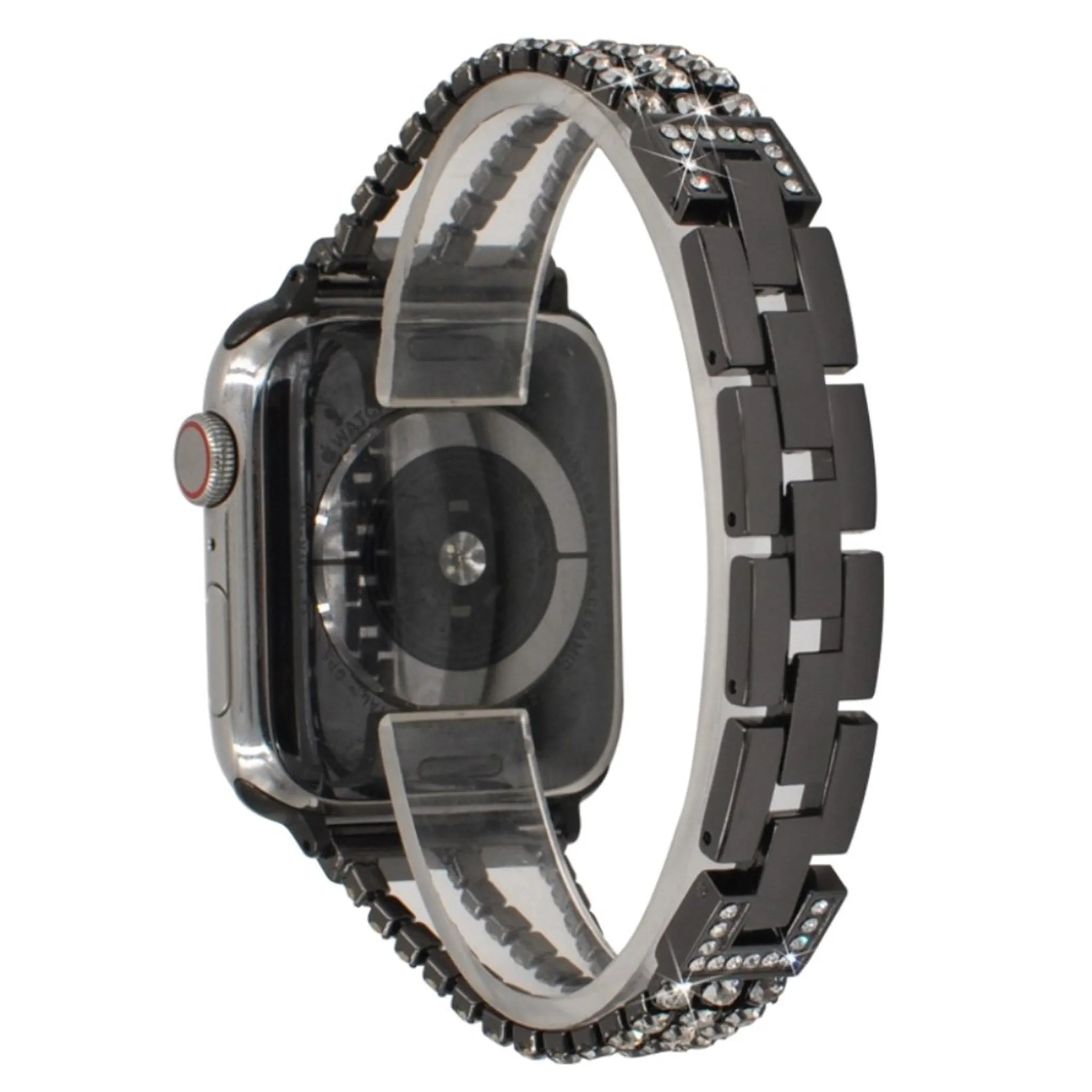 Apple Watch Series 5 44mm rhinestone watch band - Black