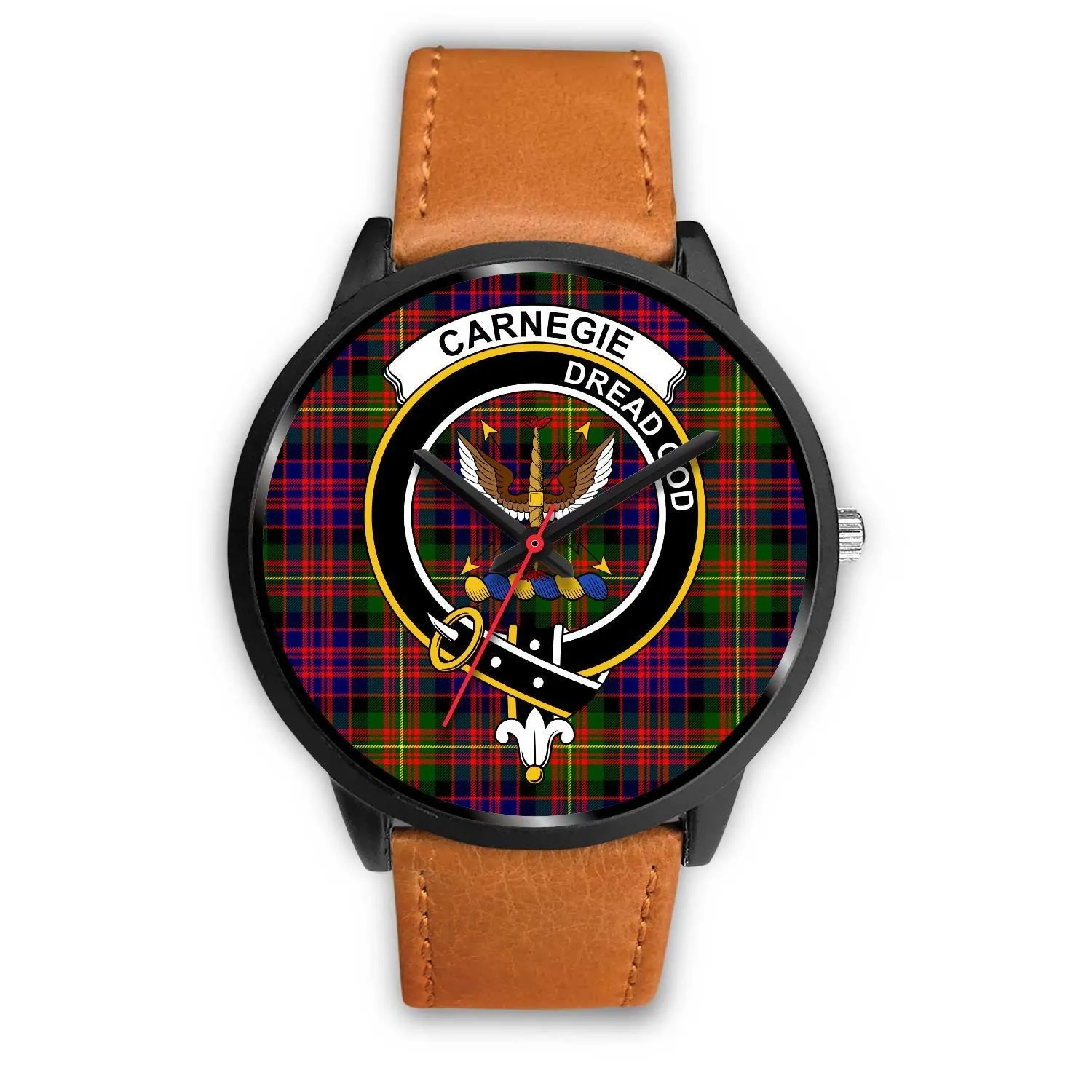 Carnegie Clan Badge Tartan Black Watch
