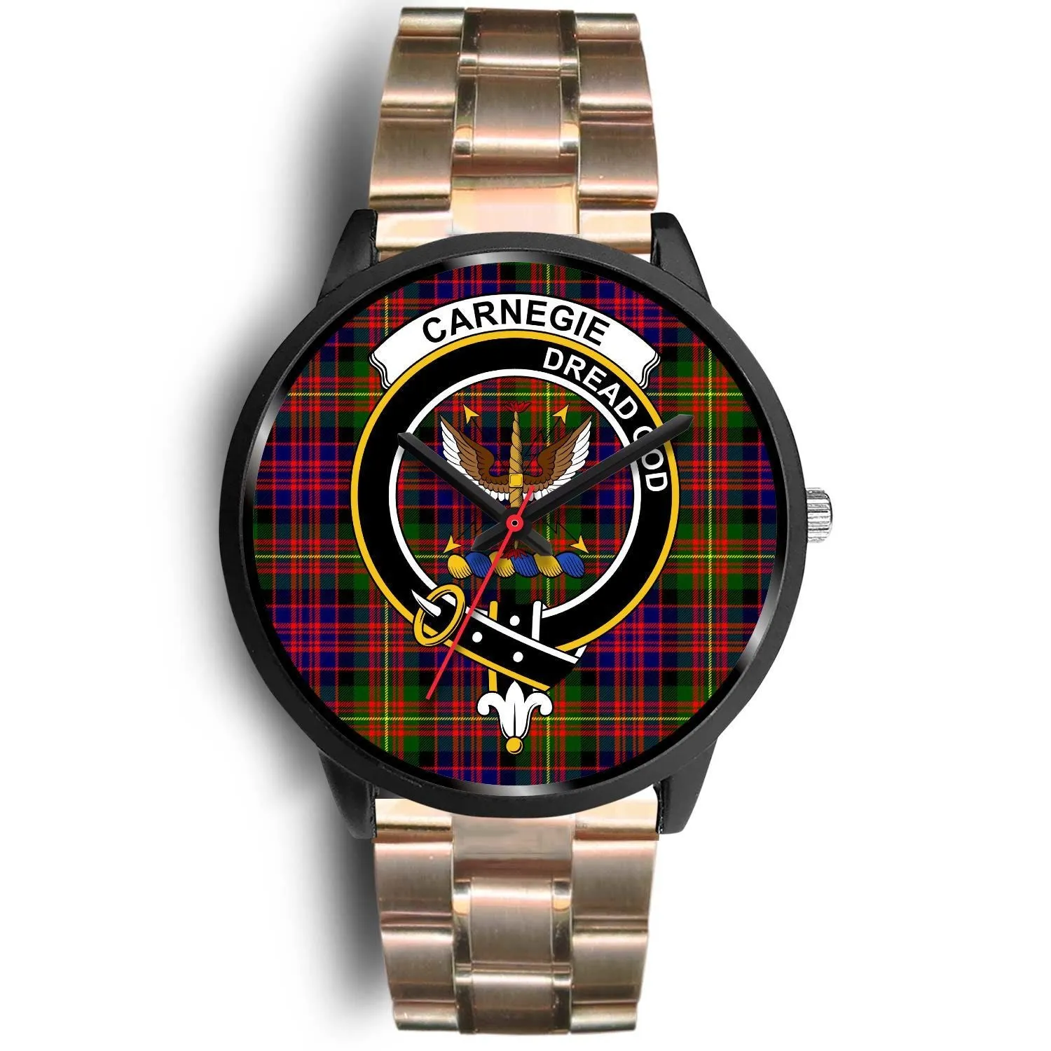 Carnegie Clan Badge Tartan Black Watch