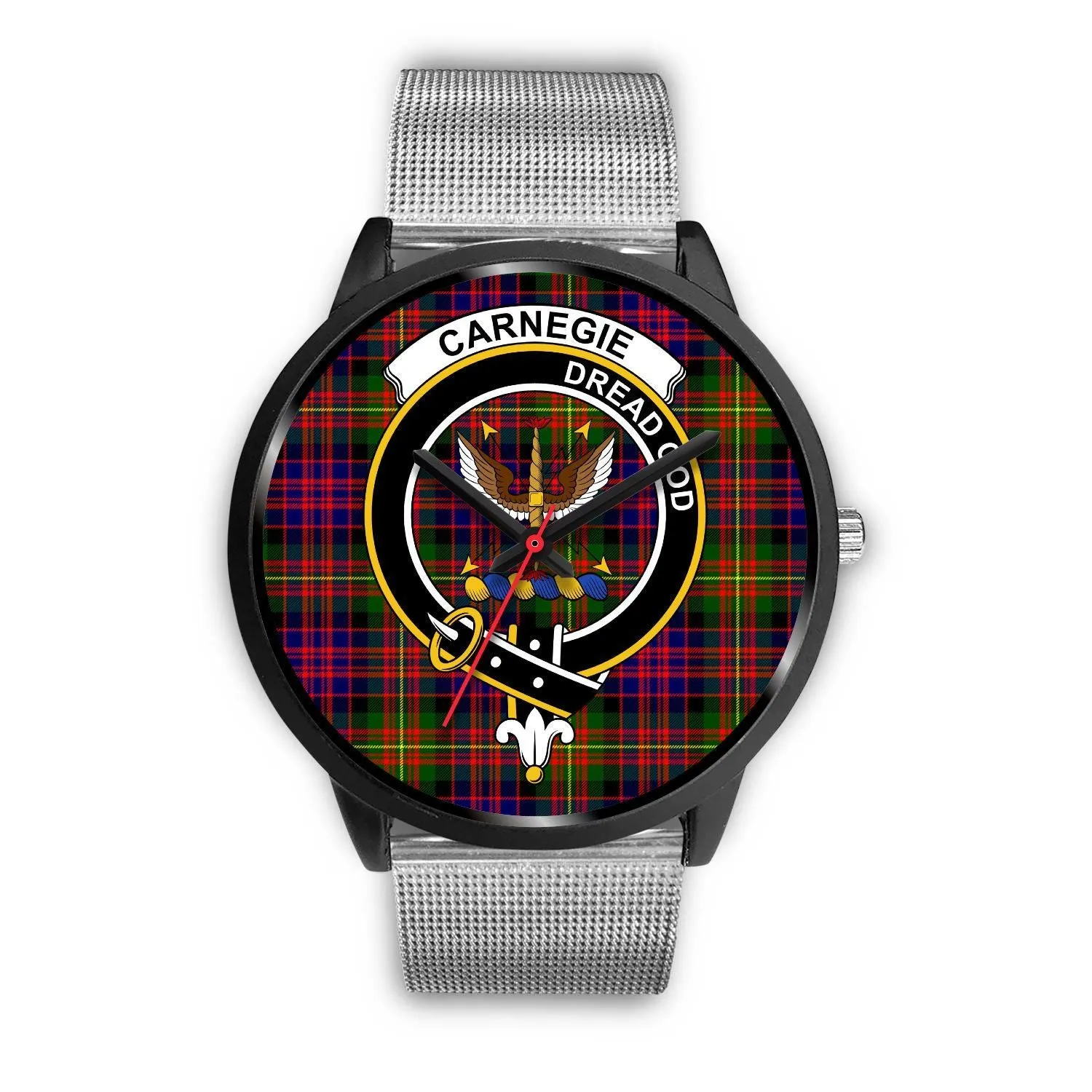 Carnegie Clan Badge Tartan Black Watch