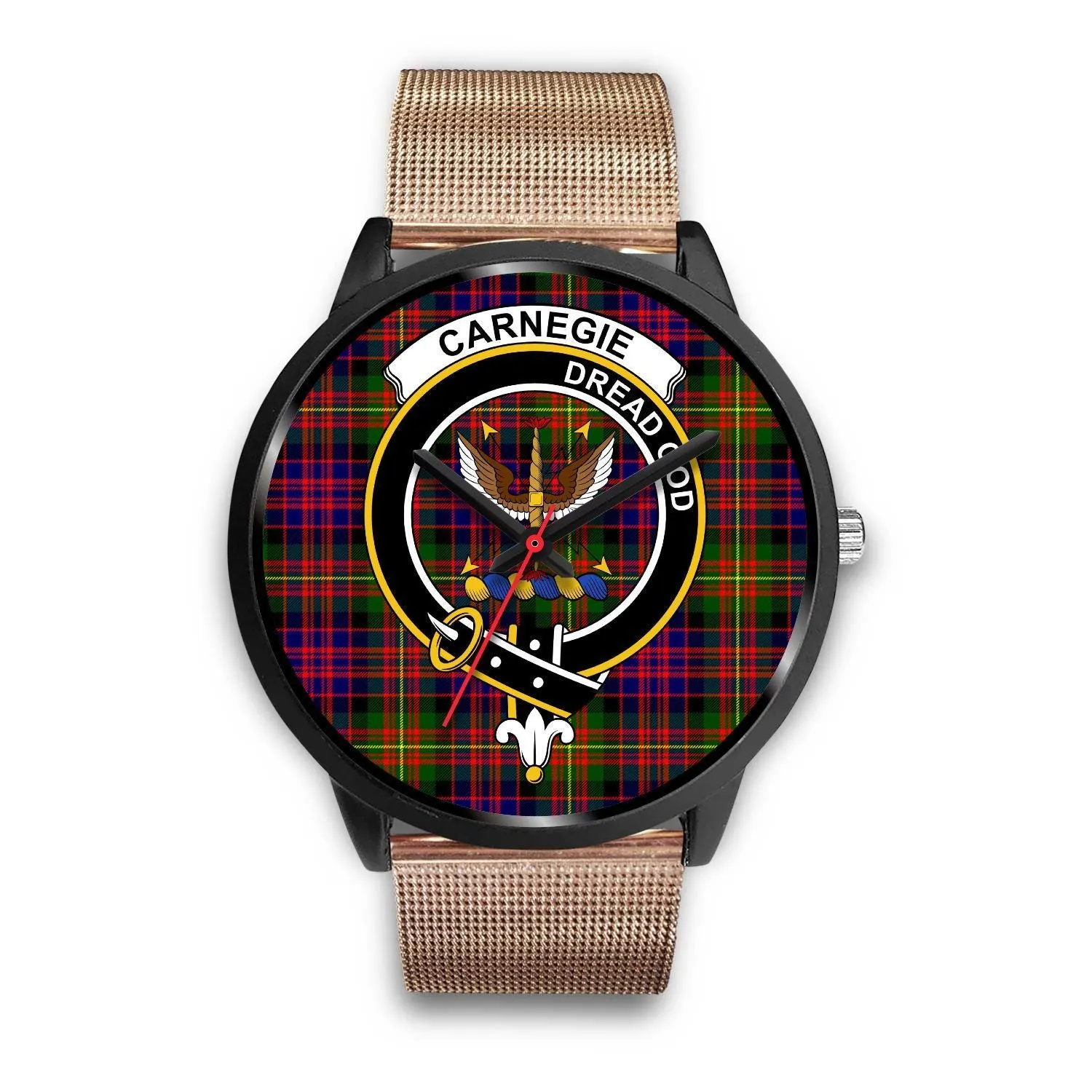 Carnegie Clan Badge Tartan Black Watch