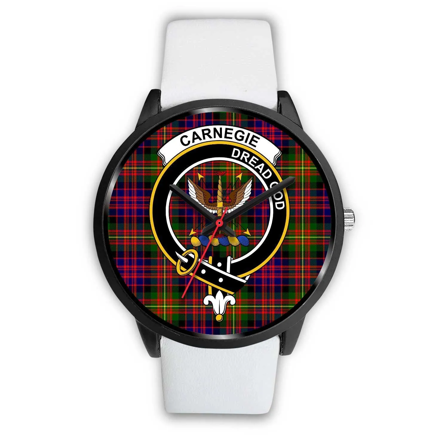 Carnegie Clan Badge Tartan Black Watch