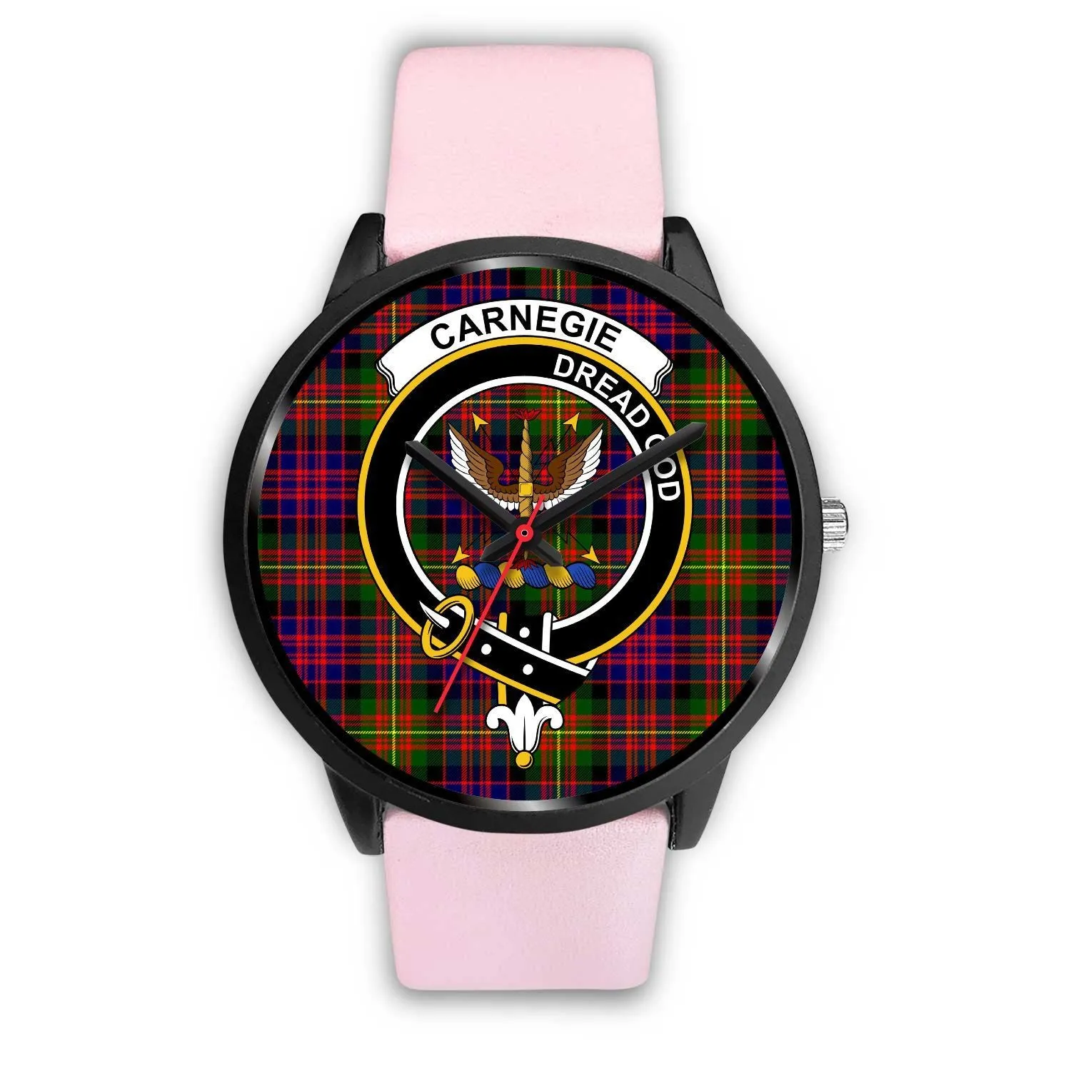 Carnegie Clan Badge Tartan Black Watch