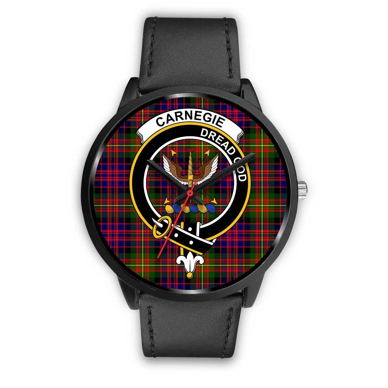 Carnegie Clan Badge Tartan Black Watch