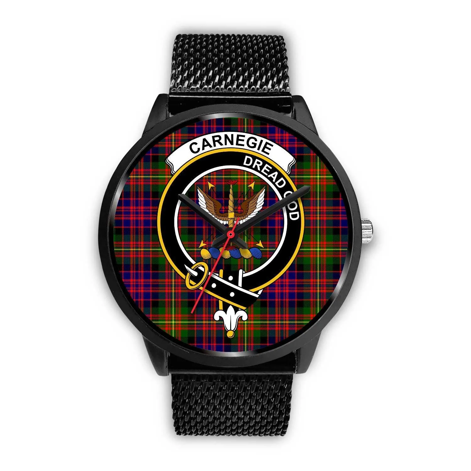 Carnegie Clan Badge Tartan Black Watch