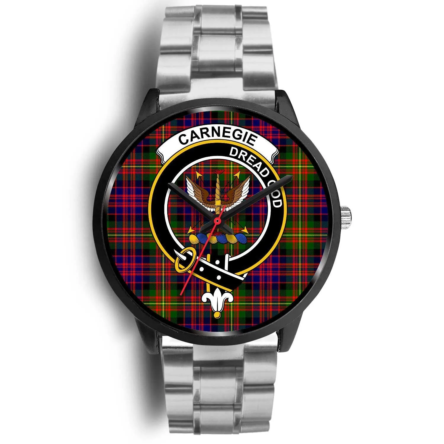 Carnegie Clan Badge Tartan Black Watch