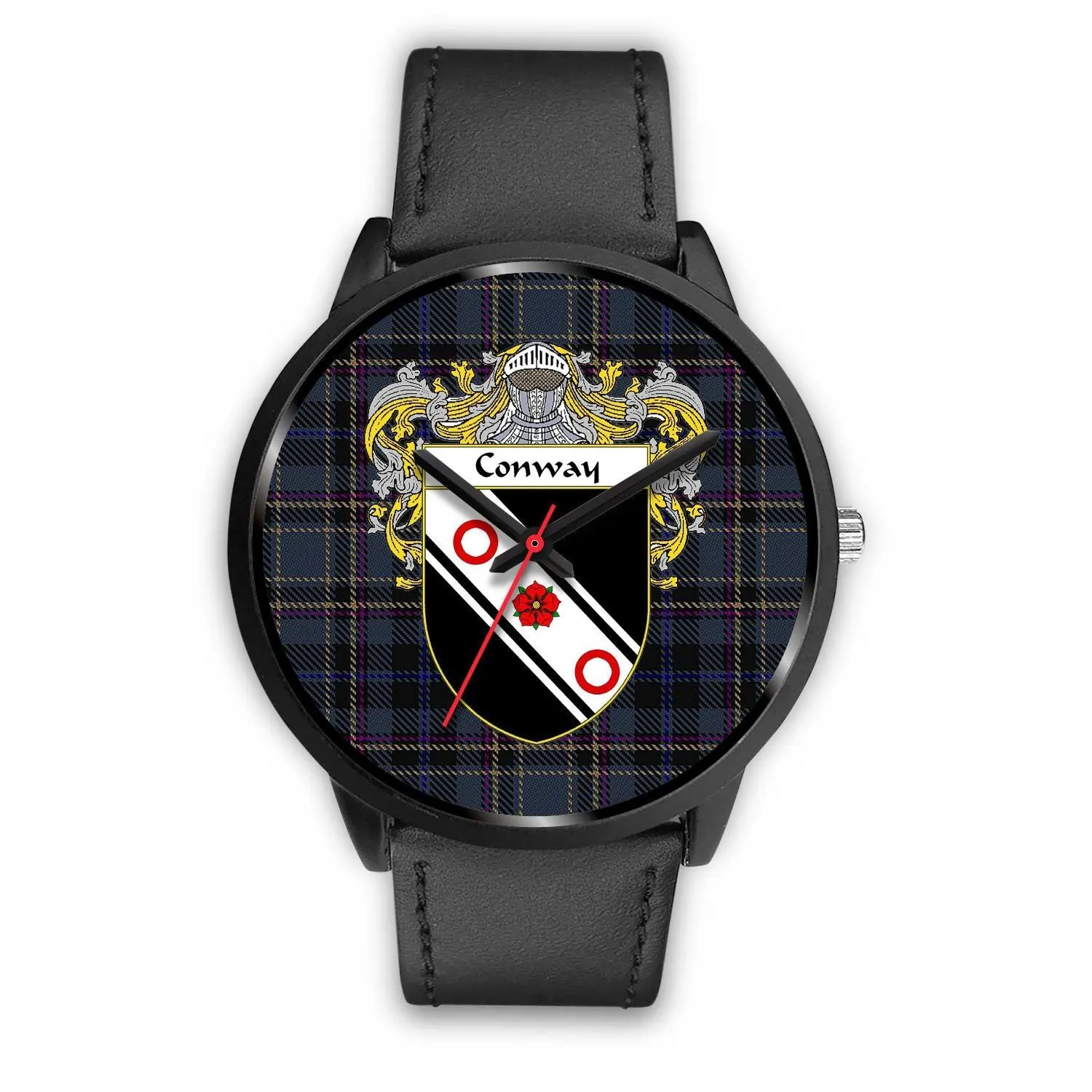 Conway Clan Badge Tartan Black Watch