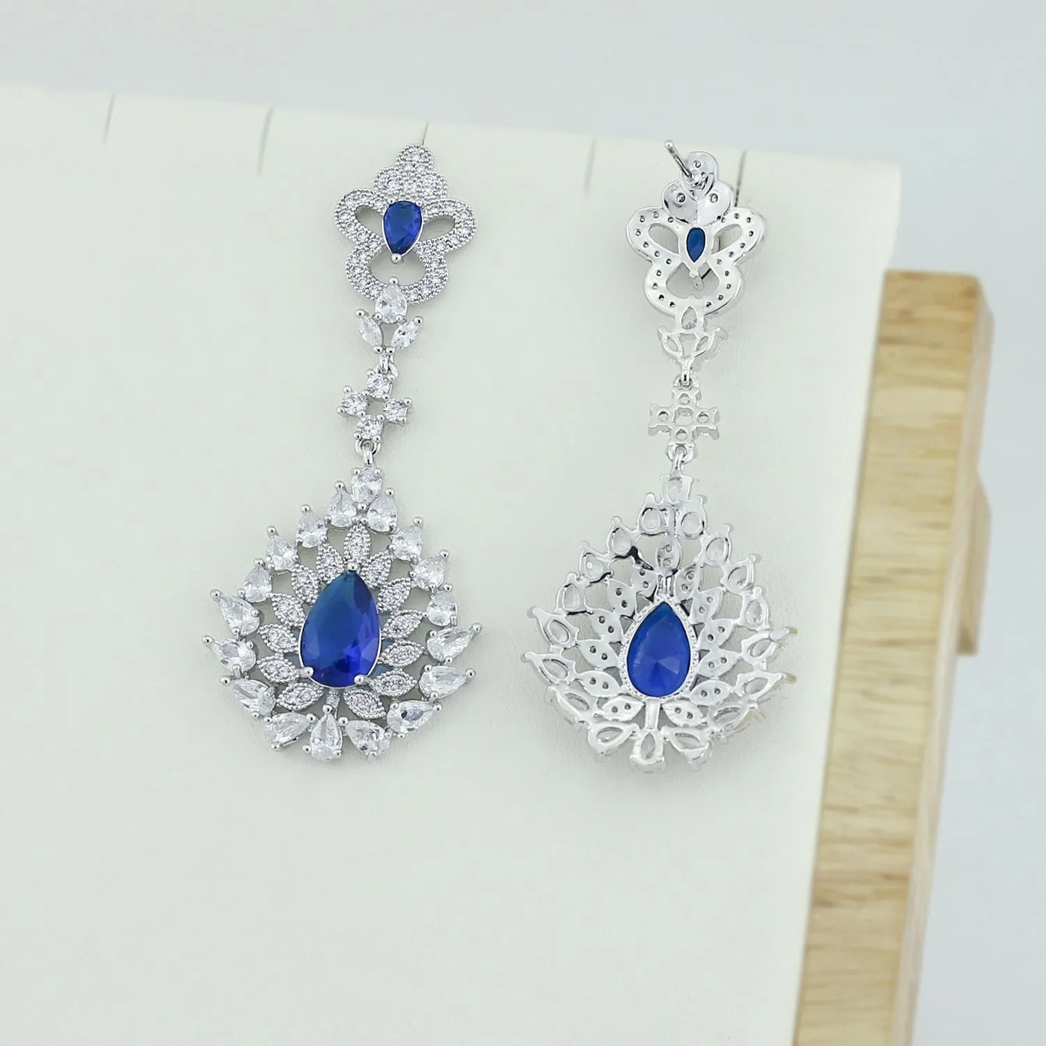 Cubic Zircon CZ Wedding Drop Dangle Earring CE10055