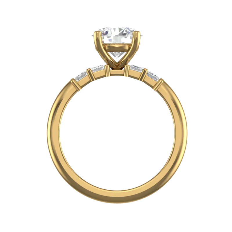 Cubic Zirconia Engagement Ring- Customer Designed Style 7630