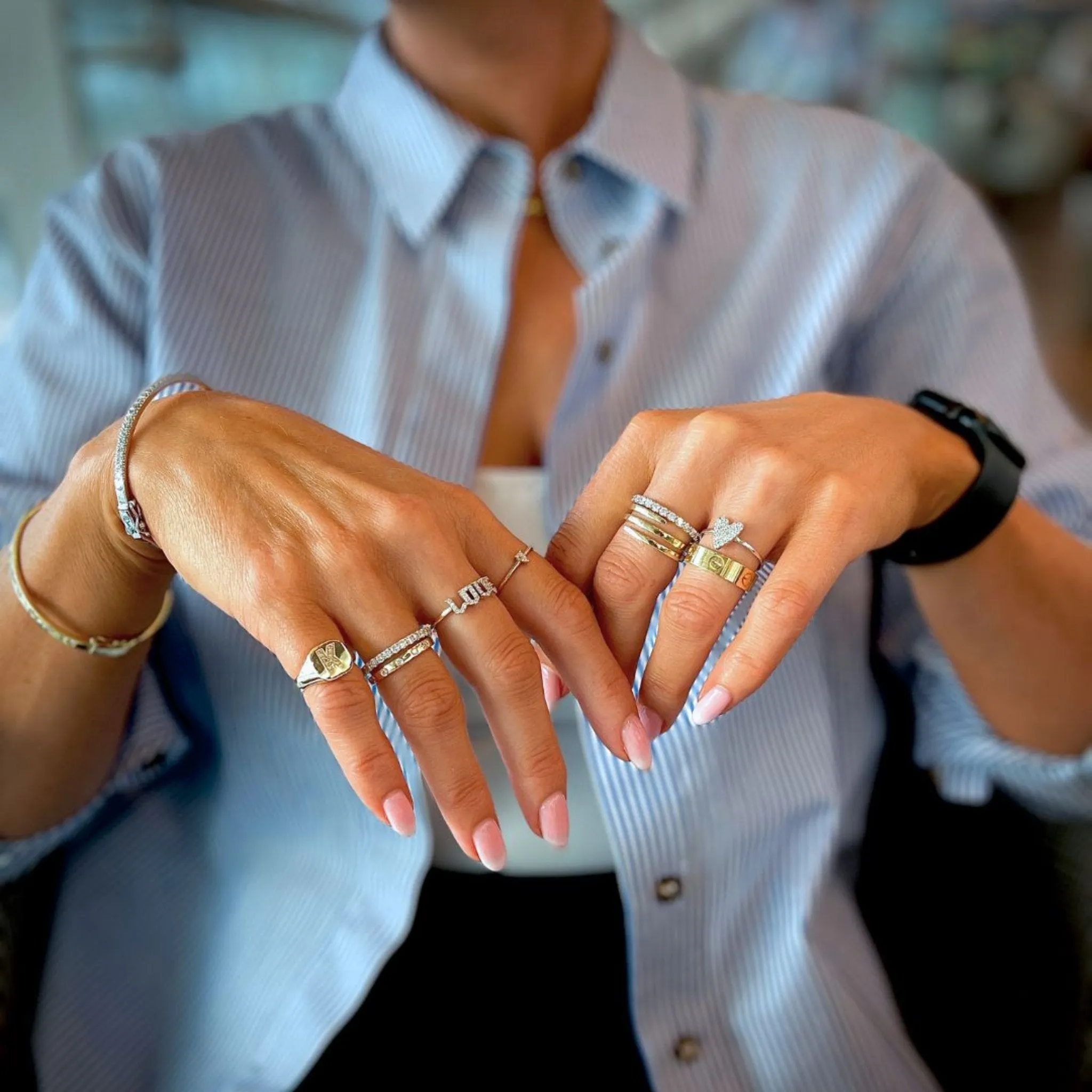 Diamond Love Ring