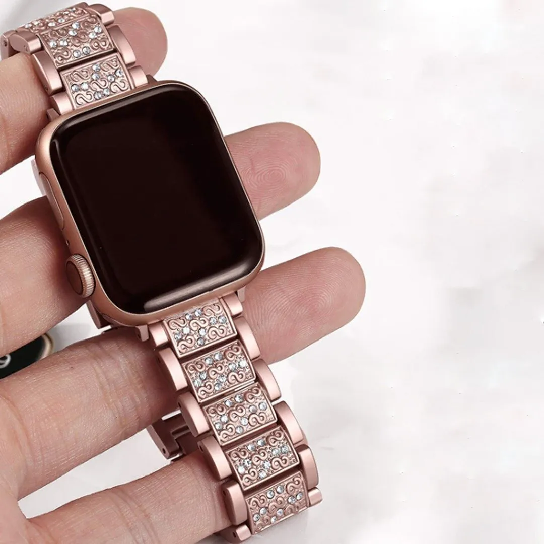 Diamond Metal Strap for Apple Watch