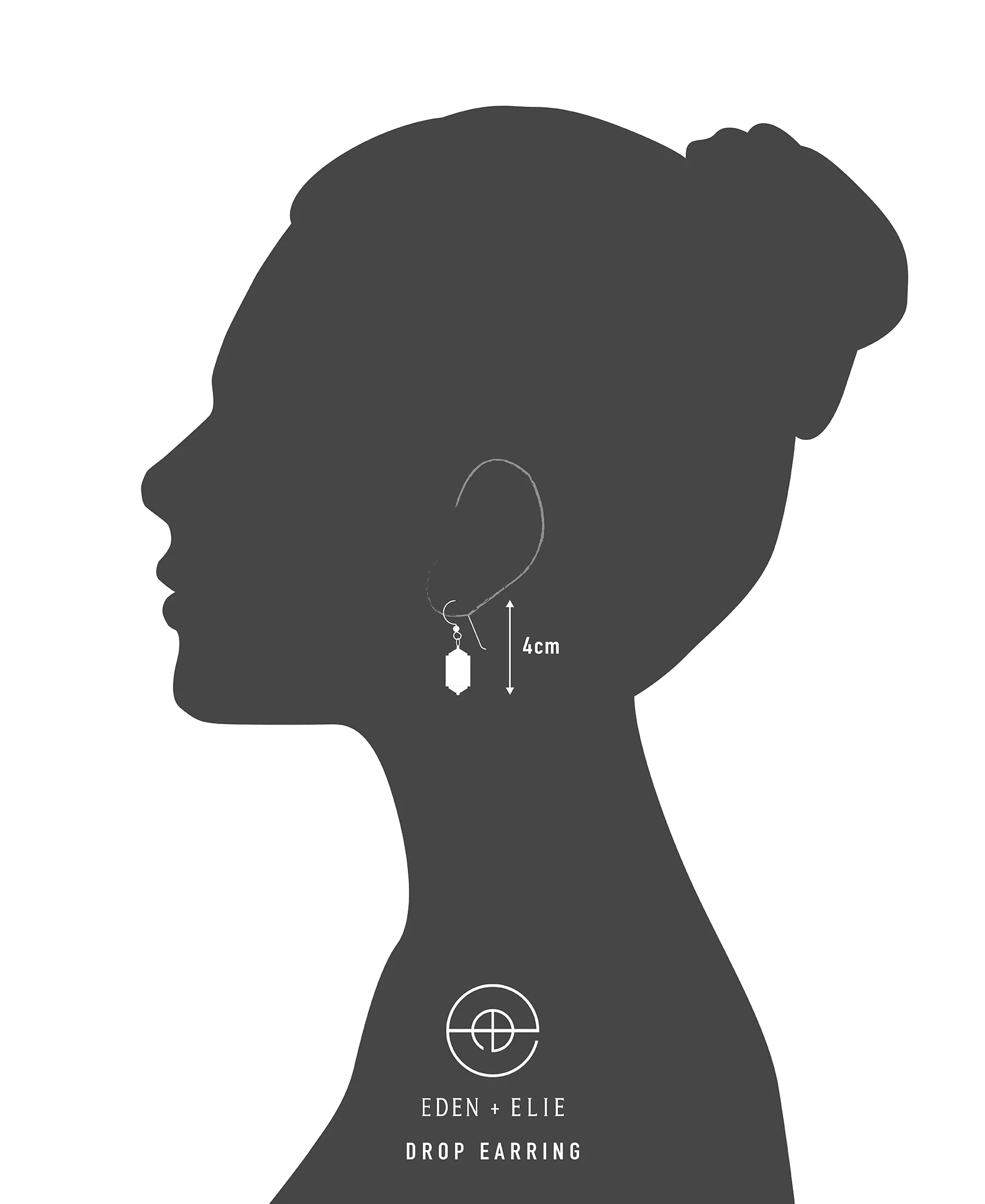 EDEN   ELIE Everyday Drop Earrings - mint emerald gradient