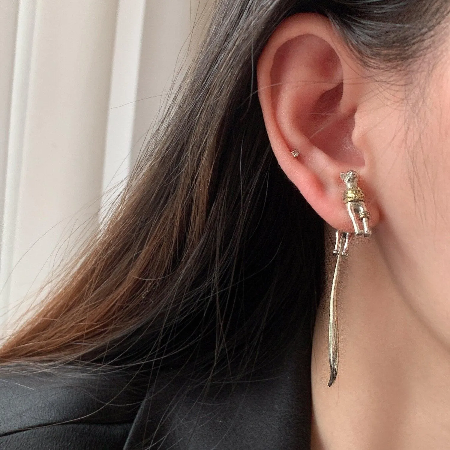 Egyptian Cat Earrings