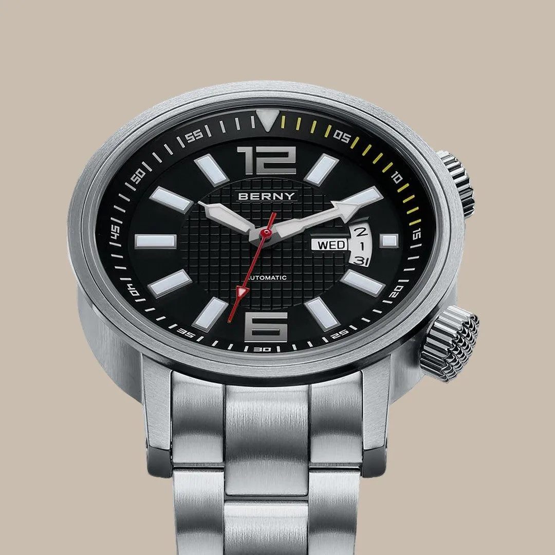 Elegant Stainless Steel Dress Watch for Men