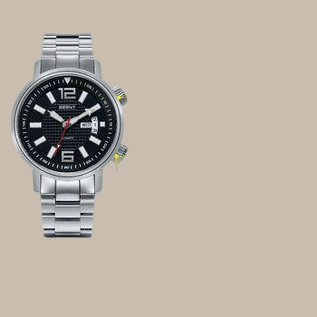 Elegant Stainless Steel Dress Watch for Men
