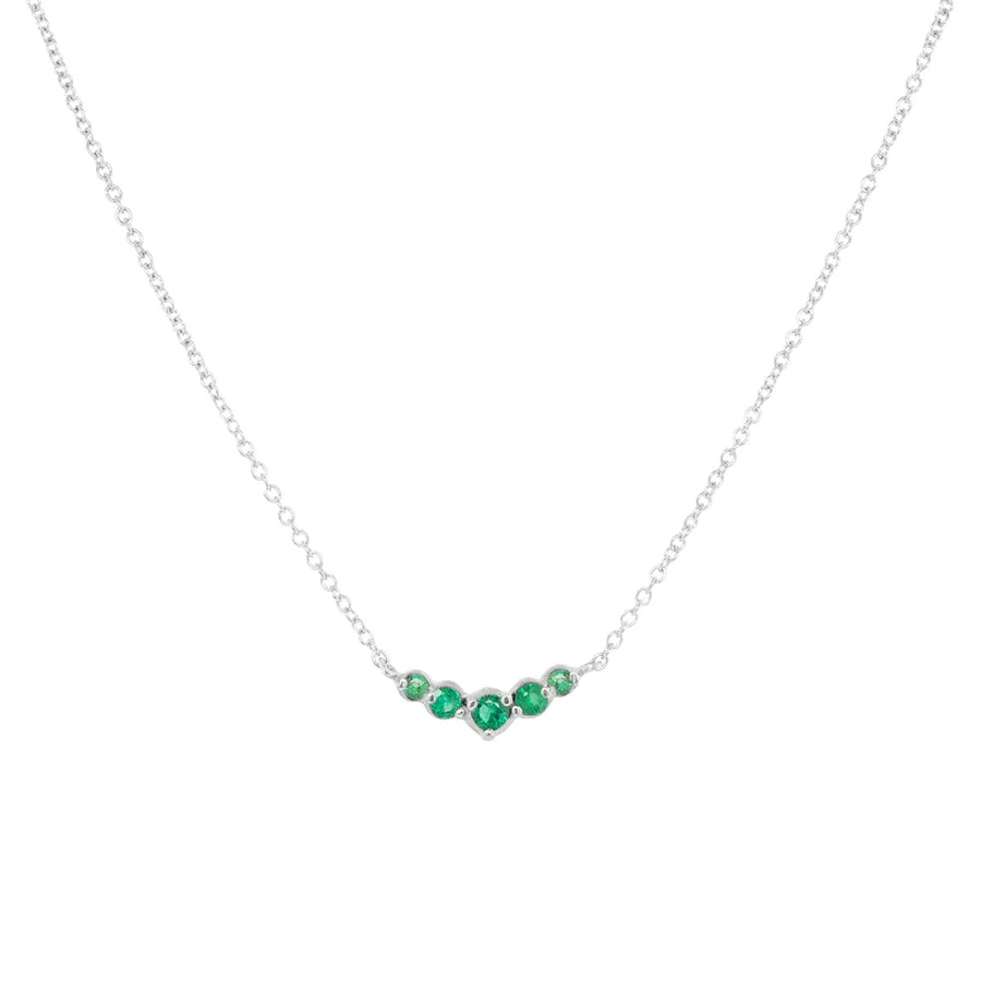 Emerald Arc Necklace