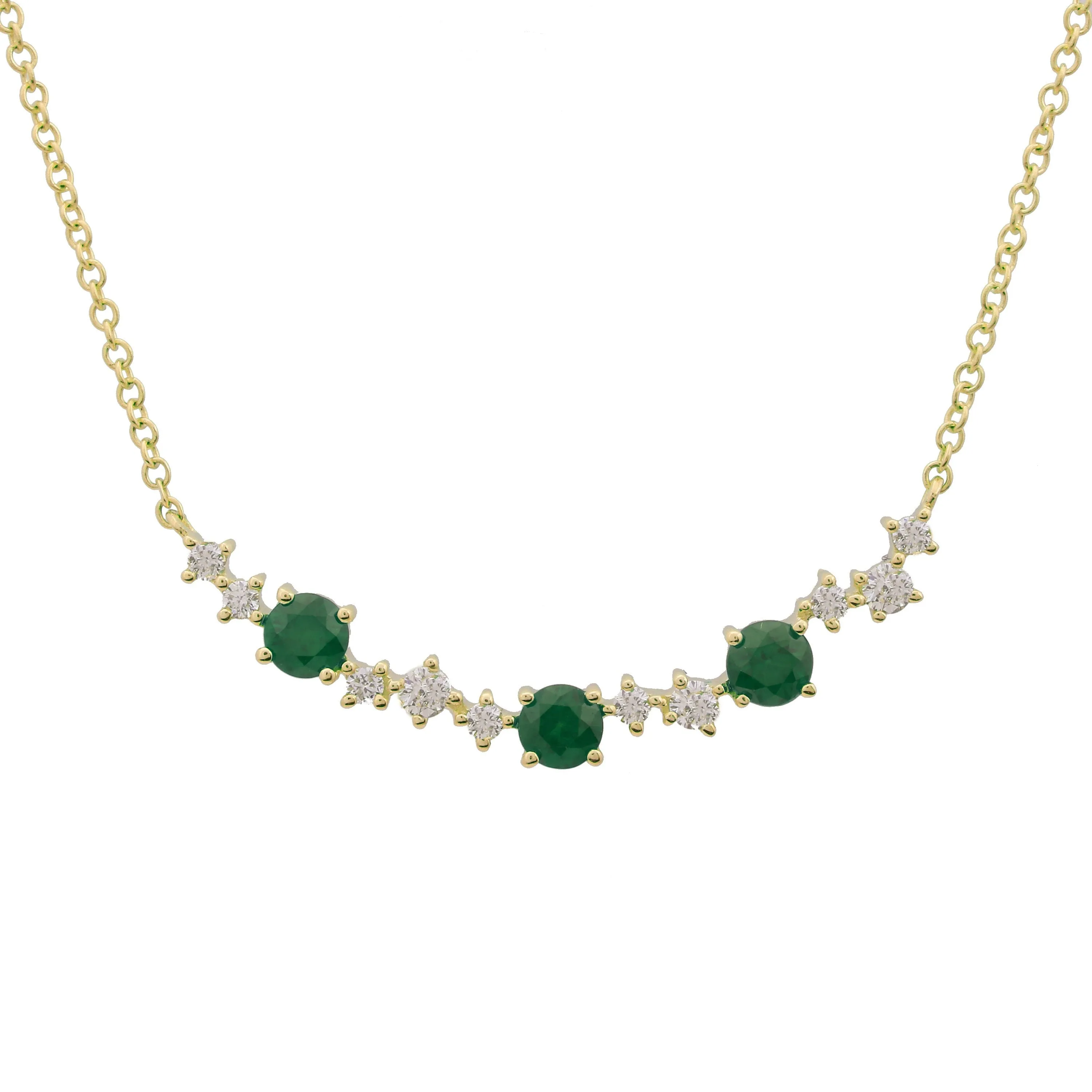 Emerald Strand Necklace