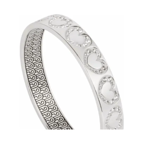 Furla 1927 Heart Metal Bangle - Silver