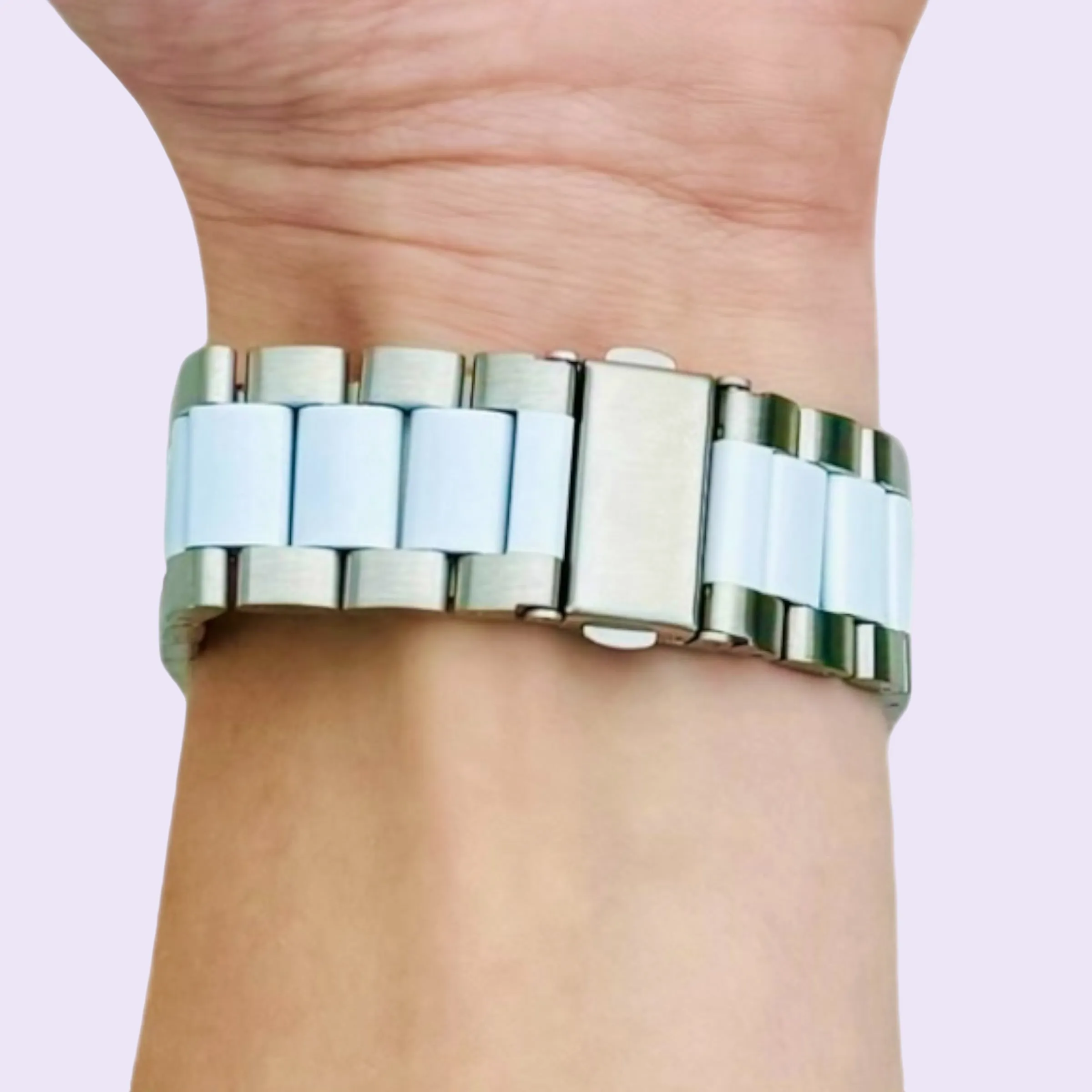 Garmin Fenix E Stainless Steel Link Watch Strap