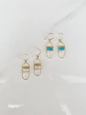 Gemscape Oval Dangle Earrings
