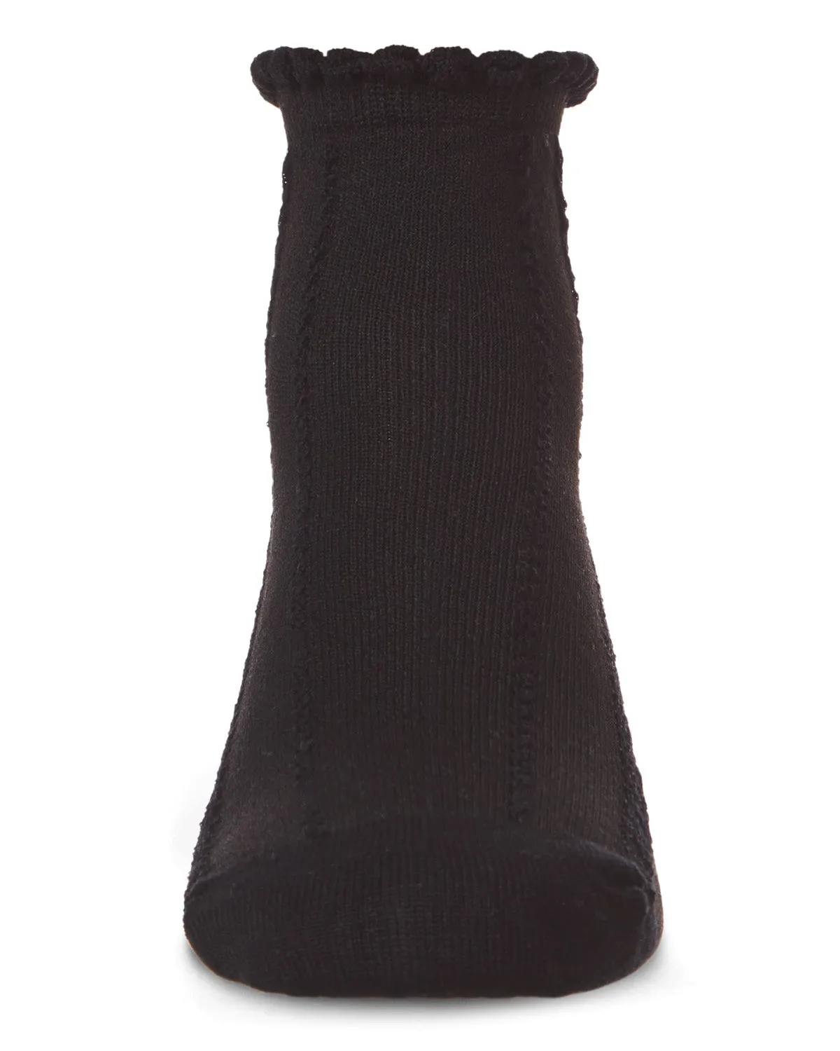 Girls' Rope Stitch Anklet Socks