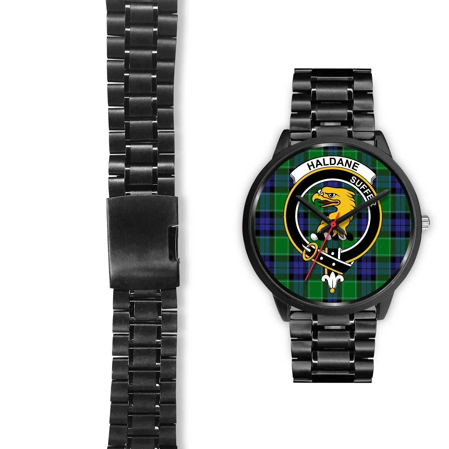 Haldane Clan Badge Tartan Black Watch