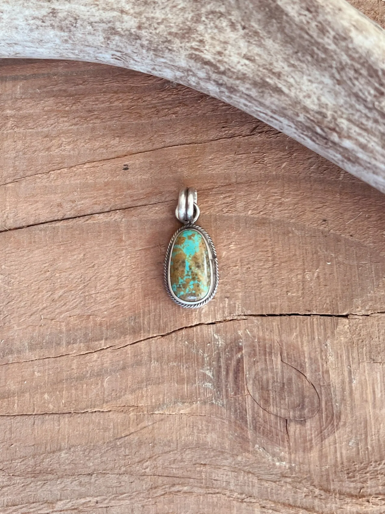 Just A Dallop of Turquoise Pendant