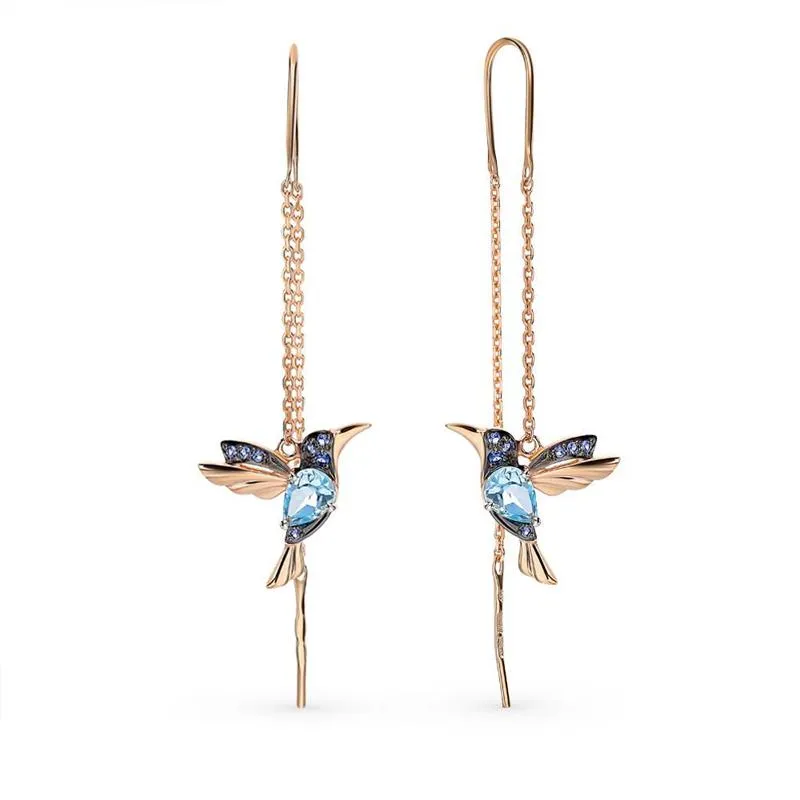 🔥Mother's Day Promotion-50% OFF🔥Colorful Flying Hummingbird Rhinestone Earrings