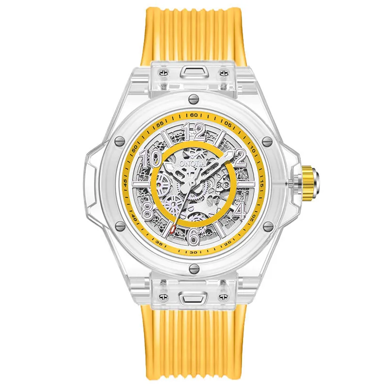 ONOLA Amazing Mechanical See Through Watch for Men