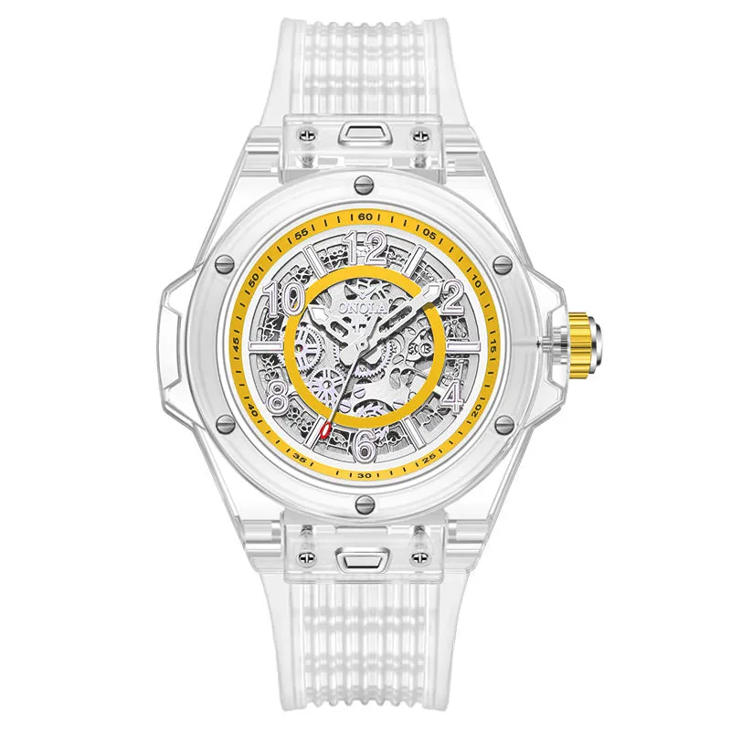 ONOLA Amazing Mechanical See Through Watch for Men