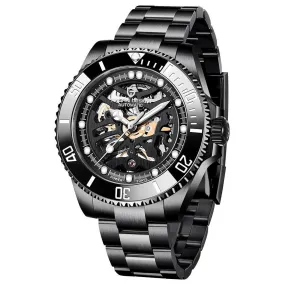 Pagani Design PD-1859 Steel Band Mechanical Watch - Luminous & Waterproof