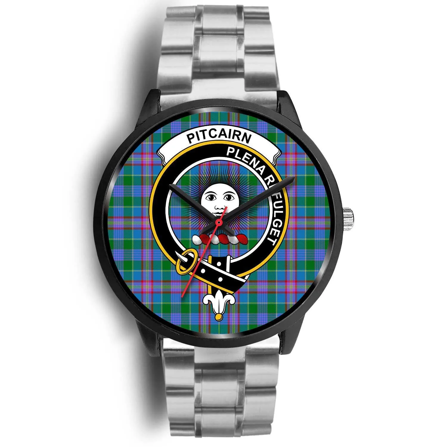 Pitcairn Hunting Clan Badge Tartan Black Watch