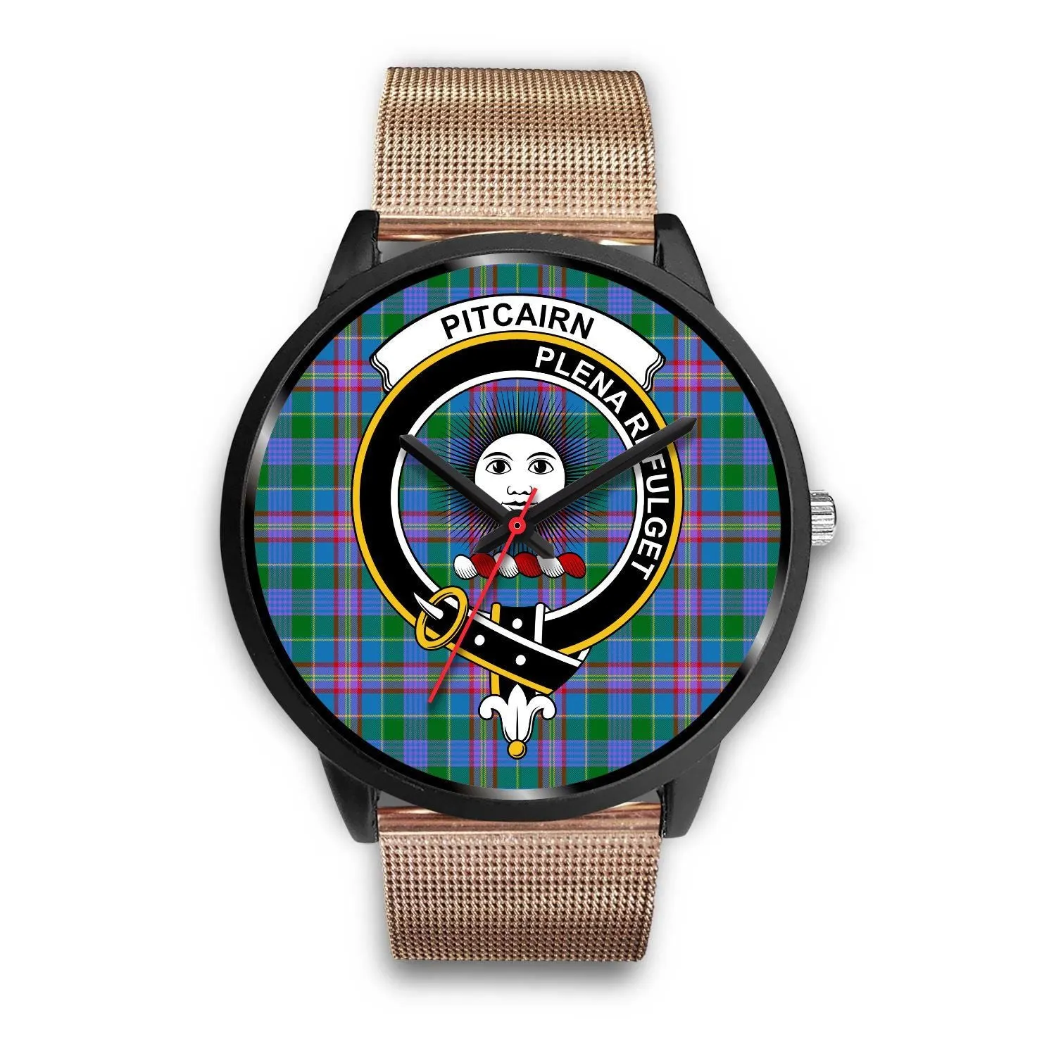 Pitcairn Hunting Clan Badge Tartan Black Watch