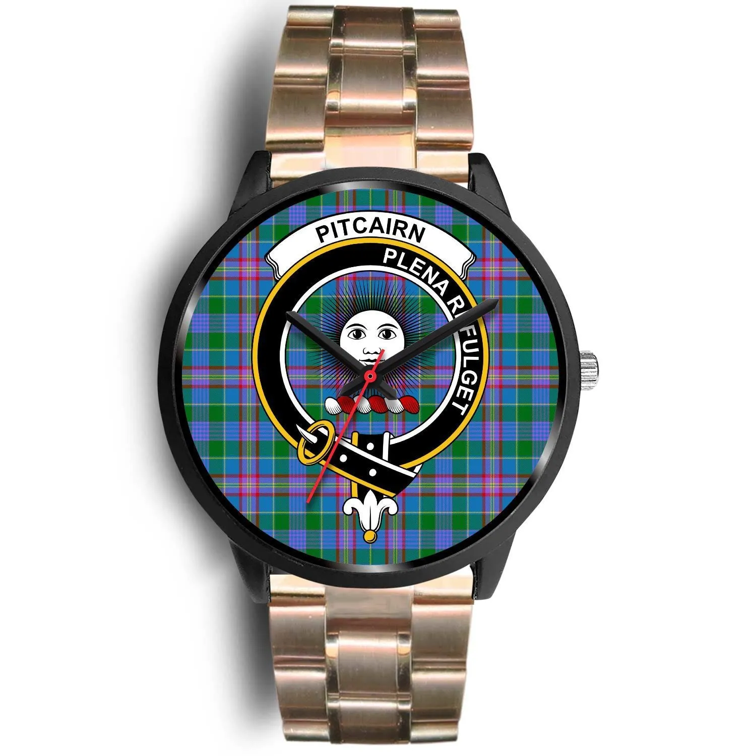 Pitcairn Hunting Clan Badge Tartan Black Watch