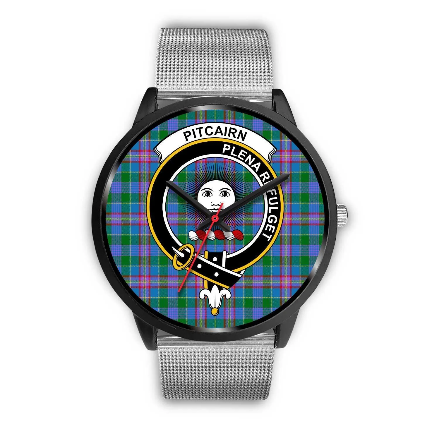 Pitcairn Hunting Clan Badge Tartan Black Watch