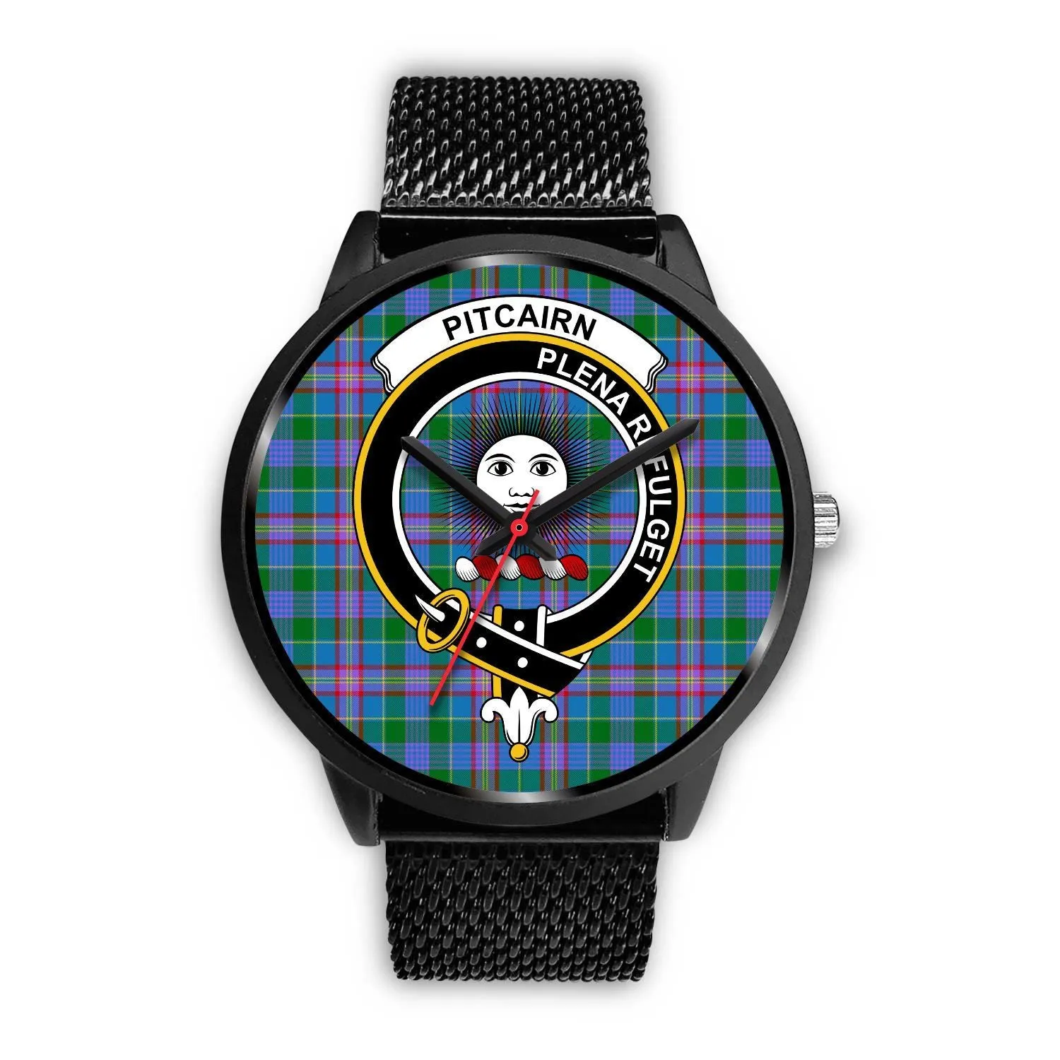 Pitcairn Hunting Clan Badge Tartan Black Watch