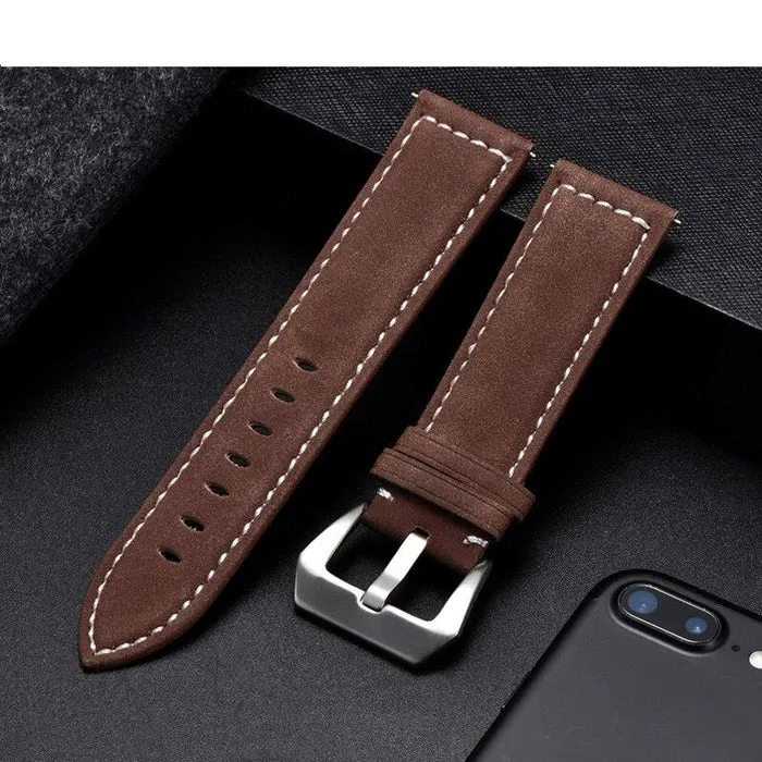 Retro Leather Straps Compatible with the Lacoste 22mm Range