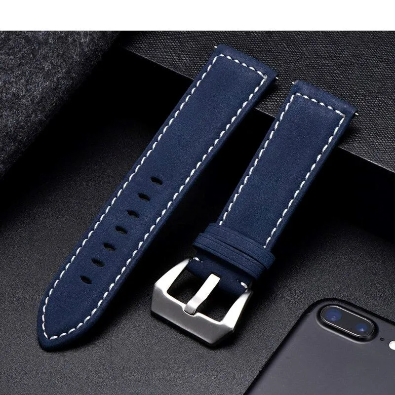 Retro Leather Straps Compatible with the Lacoste 22mm Range