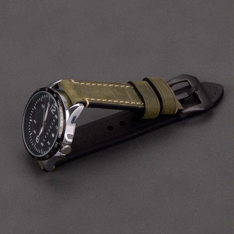 Retro Leather Straps Compatible with the Lacoste 22mm Range