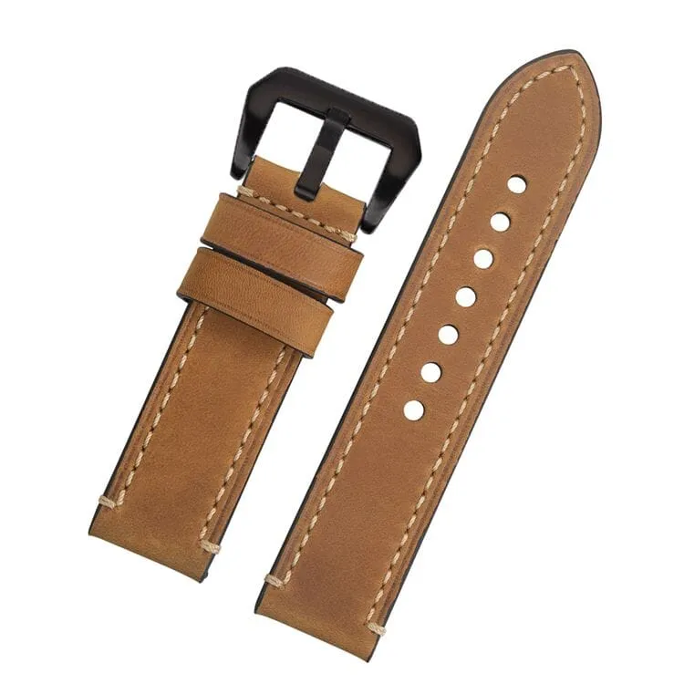 Retro Leather Straps Compatible with the Lacoste 22mm Range