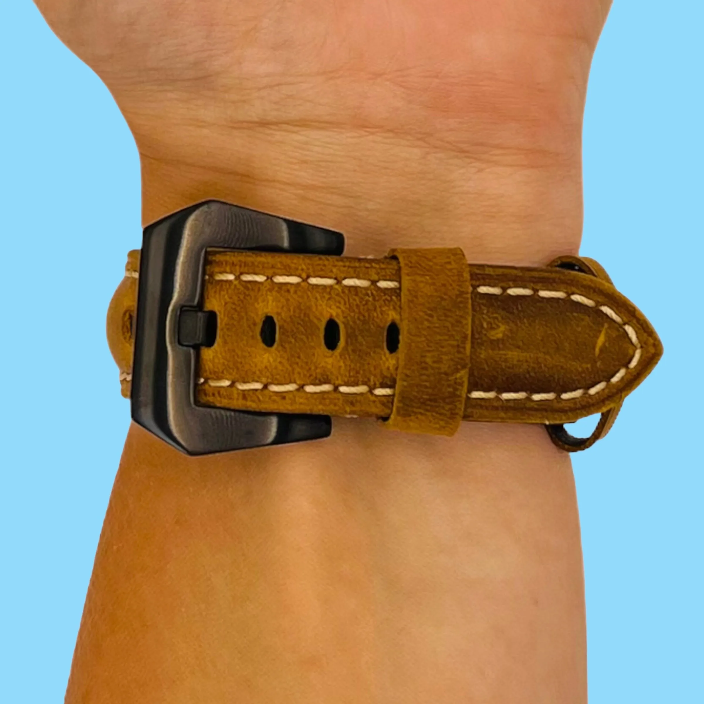 Retro Leather Straps Compatible with the Lacoste 22mm Range