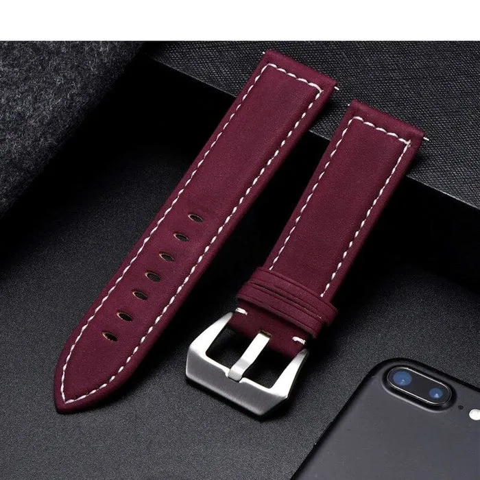 Retro Leather Straps Compatible with the Lacoste 22mm Range