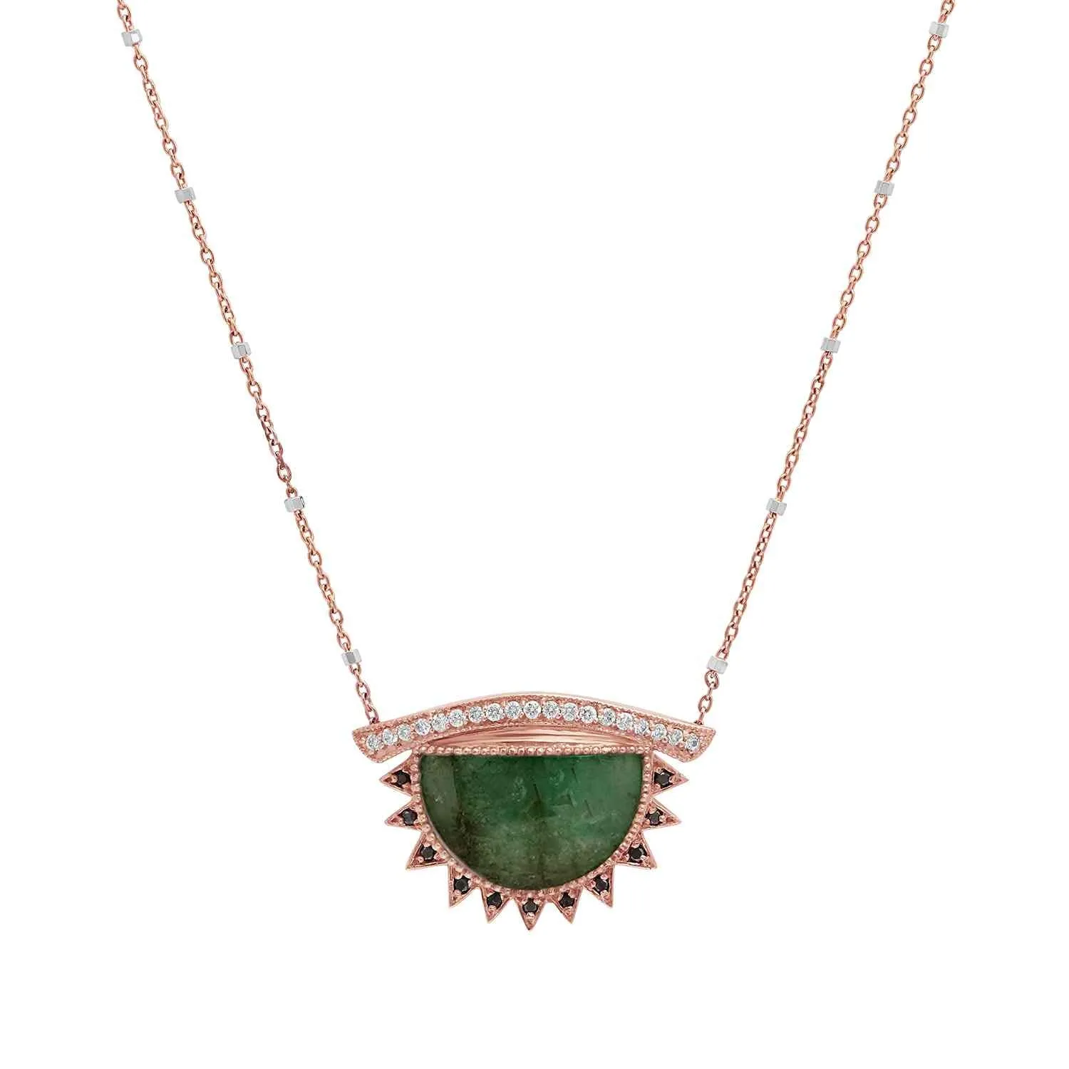 Third Eye Necklace   Emerald